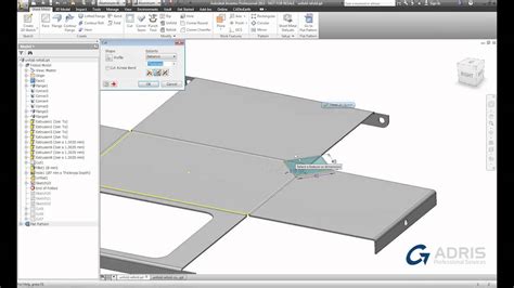 inventor unfold sheet metal|inventor sheet metal defaults.